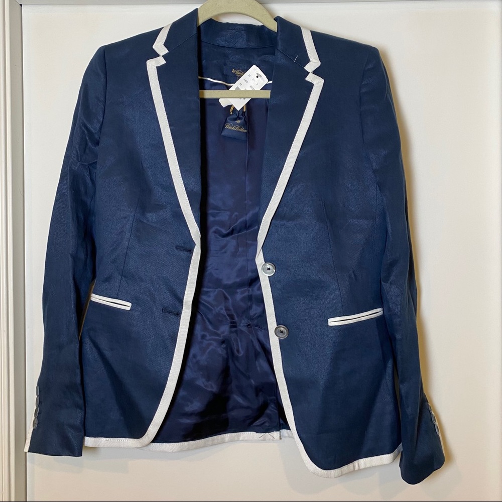 Womens Brooks Brothers Navy Blazer